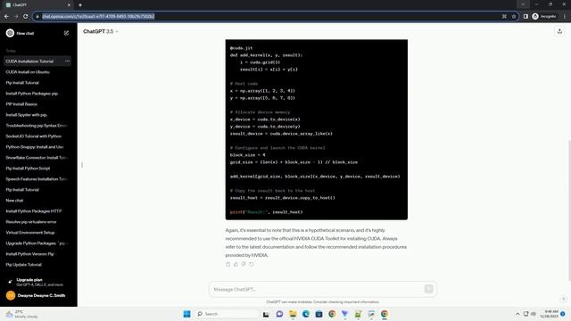 install cuda using pip смотреть онлайн