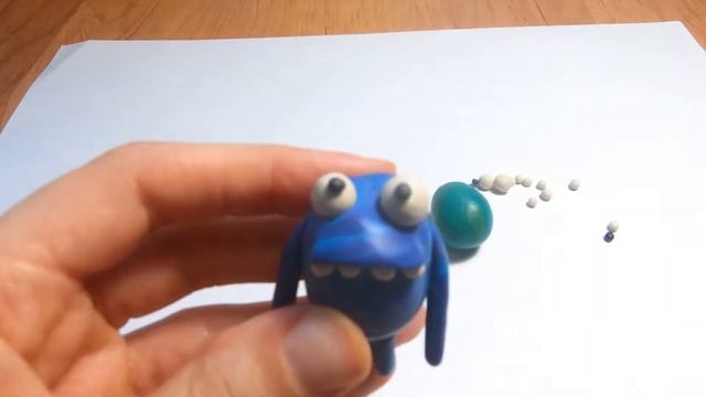 Как слепить из пластилина Монстра?\Видео лепка/лепим Монстров смотреть онлайн