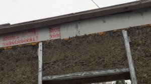 Заливка Арболита в зиму без крыши  - последствия.