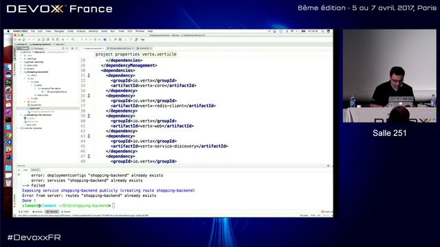 Microservices réactifs avec Eclipse Vert.x et Kubernetes (Clement Escoffier) смотреть онлайн