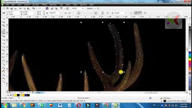 Glow Effect CorelDraw Tutorial -Glowing Effects смотреть онлайн