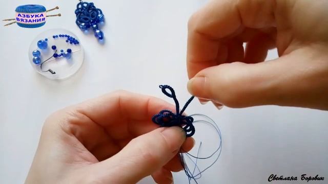 Серьги Амелия фриволите анкарс мастер класс. Amelia Earrings Tatting Ankars Master Class Frivolite