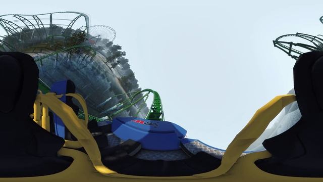 Mosasaurus roller coaster 360° google Cardboard VR 8K смотреть онлайн