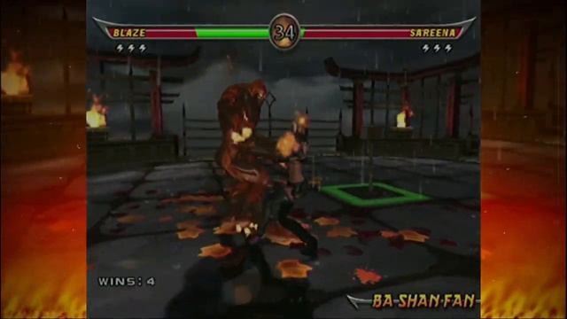 Mortal Kombat Armageddon, PS2, Blaze, no death. Прохождение (walkthrough) смотреть онлайн
