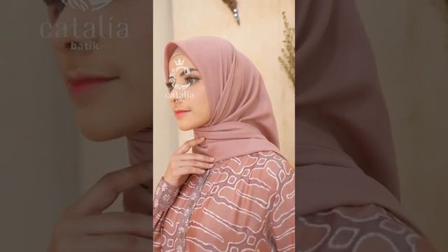 DRESS BATIK WANITA MODERN CALYTA SERIES 6 BY CATALIA BATIK