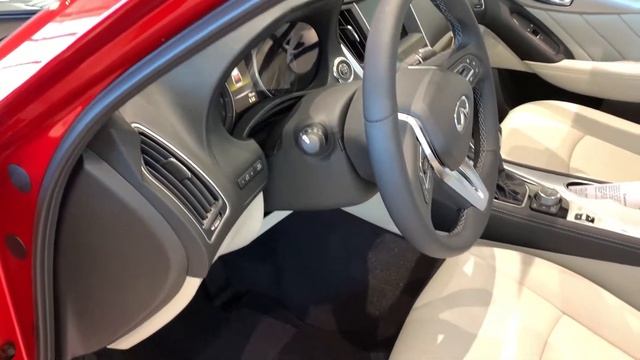 Interior 2020 Infiniti Q50 Luxe 3.0 L V6 Twin Turbo смотреть онлайн