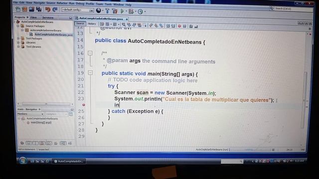 autocompletado en java netbeans смотреть онлайн