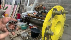 Ремонт и сборка бортового редуктора UNC 060 (мксм) (3часть)