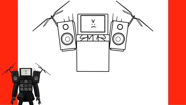 How to Draw TV MAN MECHA BOSS SPEAKER | Skibidi Toilet смотреть онлайн