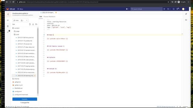GitLab CI Automatic Deployment After Hugo Post Changes смотреть онлайн