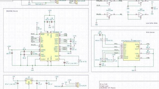 Ethernet to SPI KiCad Circuit - User Submissions #1 смотреть онлайн