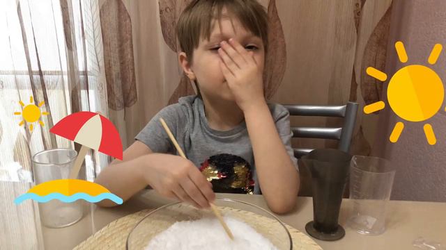 Опыт из пробирки: ВОЛШЕБНЫЙ СНЕГ! Эксперименты дома смотреть онлайн