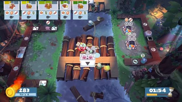 OVERCOOKED 2- CAMPFIRE COOK OFF 2 - 4 3 STARS - WARNING CONTAINS SWEARING! смотреть онлайн