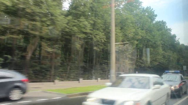 Автобус вместо троллейбуса - маршрут Т54 по Большой Филевской улице смотреть онлайн