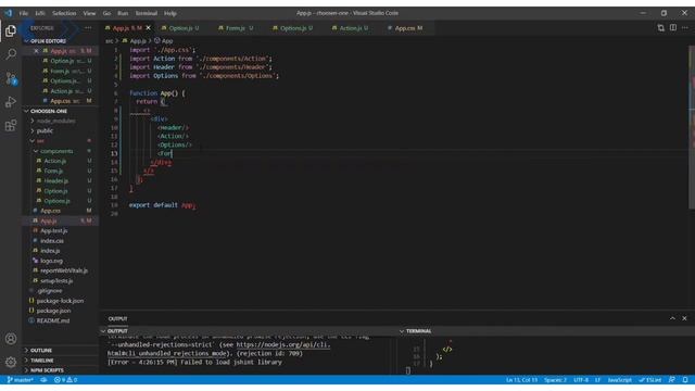 React App Part -1 || Chosen One || Computerised Decision Maker смотреть онлайн