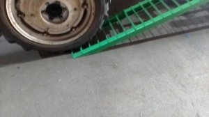 погрузка минитрактора jimna, сварили сходни своими руками // loading mini tractor