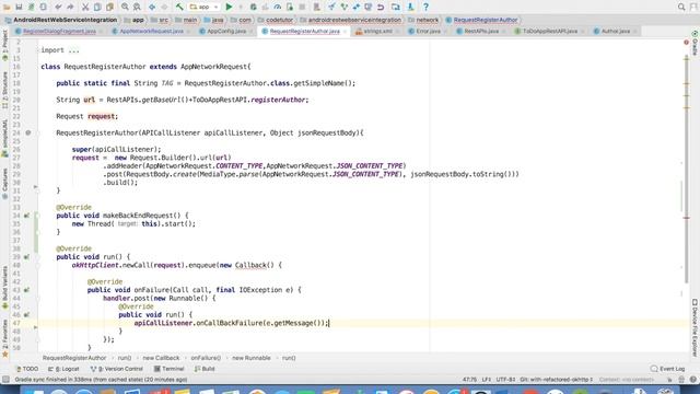 Web services & Android - Part 6, Refactoring for okHttp | 1.0 смотреть онлайн