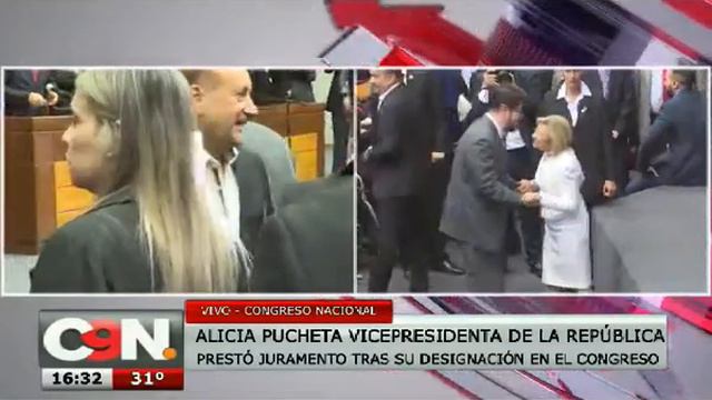Revise el juramento de Alicia Pucheta como Vicepresidenta de la República смотреть онлайн