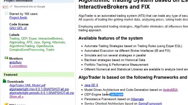 is algo trader best FREE Java open source trading platform for high frequency trading смотреть онлайн