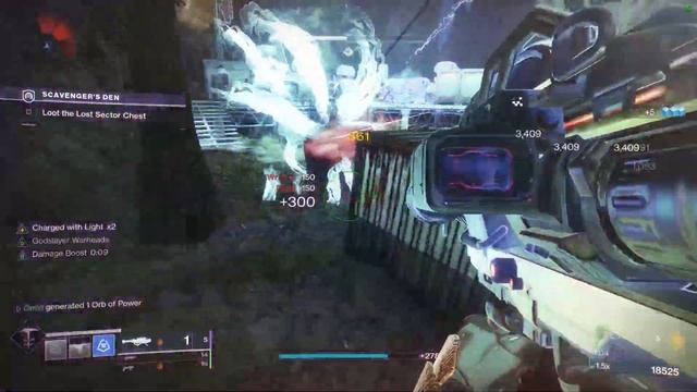 Scavenger's Den Legend Lost Sector _ 1:34 _ Hunter смотреть онлайн