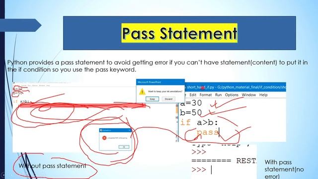 Pass Statement|Python pass Keyword|The Pass Keyword смотреть онлайн
