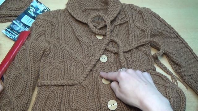 Вязание спицами. Кардиган / жакет для детей - ОБЩЕЕ /// Knitting. Cardigan / jacket for childre смотреть онлайн