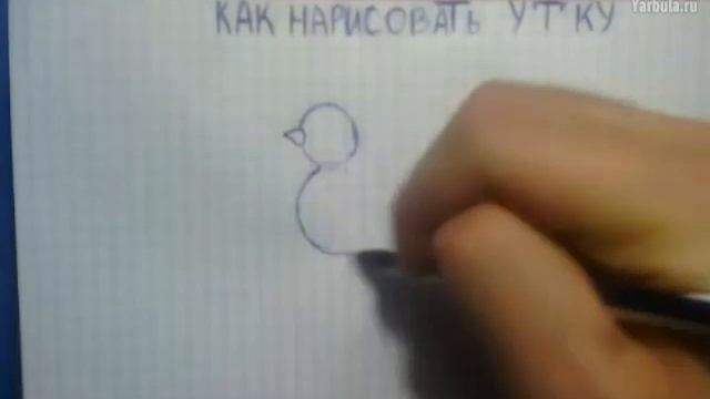 Как нарисовать утку смотреть онлайн