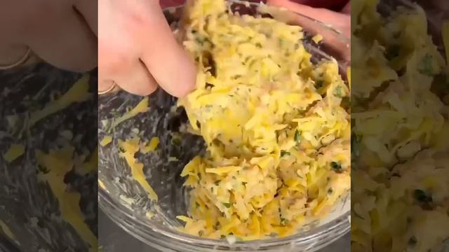 Картофельная запеканка с курочкой на сковороде 🥧