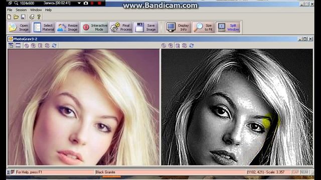 Подготовка фото для гравировки в фотограв Preparing for photo engraving in fotograv смотреть онлайн
