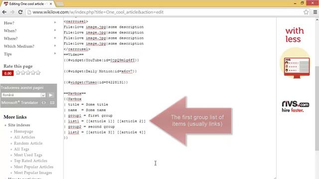 How to use the "navbox" template смотреть онлайн