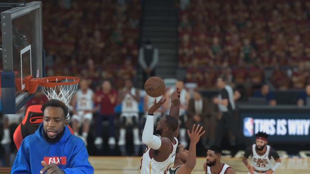 MY FIRST ALLEY OOP TO LEBRON JAMES! NBA Playoffs Game! NBA 2k18 MyCareer Ep смотреть онлайн