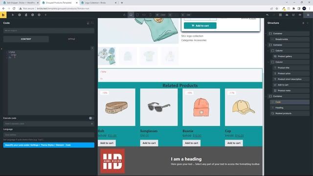 Bricks Builder - Show content based on the value returned in a function - related products section смотреть онлайн