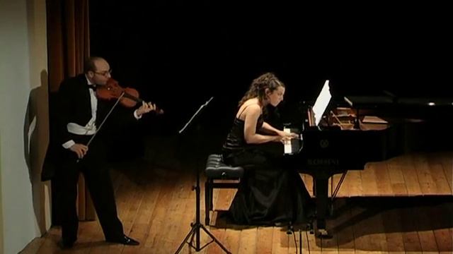 DUO SANTINI, Marco e Lucia Santini, Mozart Sonata in Sol magg. смотреть онлайн