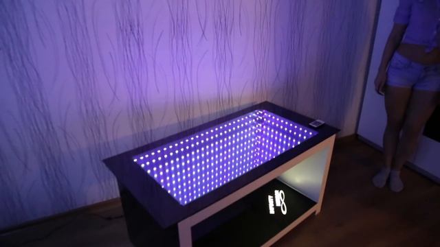 WOW!!! INFINITY MIRROR 4 IKEA TABLE in 1 , бесконечное зеркало столик с 2мя подсветками LED 3D смотреть онлайн
