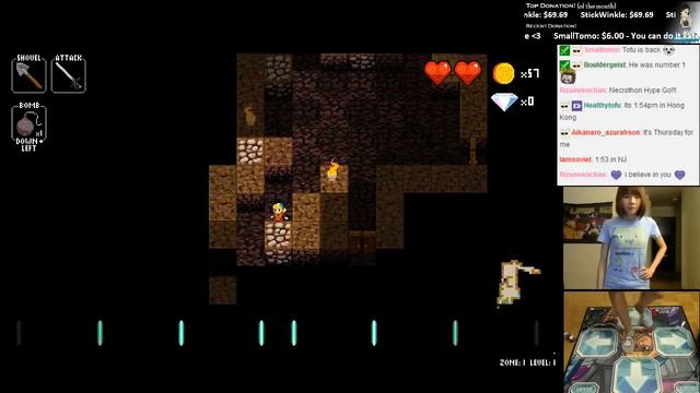 Kate Live!- Crypt of the NecroDancer with Dance Pad "NecroThon" [Day9-12] смотреть онлайн