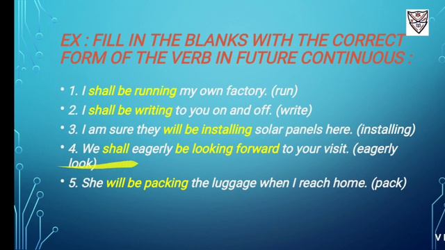 Future continuous tense (Std :- 7) (Sub :- English Grammar) смотреть онлайн