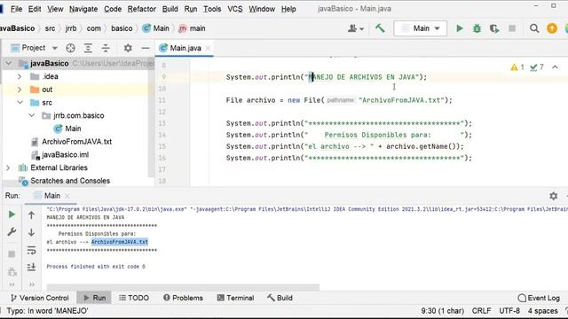 Java básico 19 - Gestión de archivos en Java - II смотреть онлайн