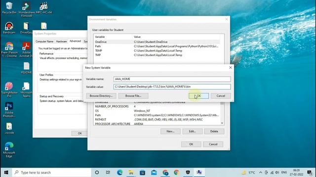 javac is not recognized as an internal or external command Windows 10 \ 8 \ 7 Fixed смотреть онлайн
