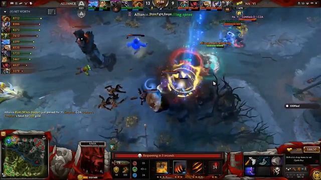NaVi vs Alliance The International 2016 TI6 Highlights Dota 2 - Game 2 Group A смотреть онлайн