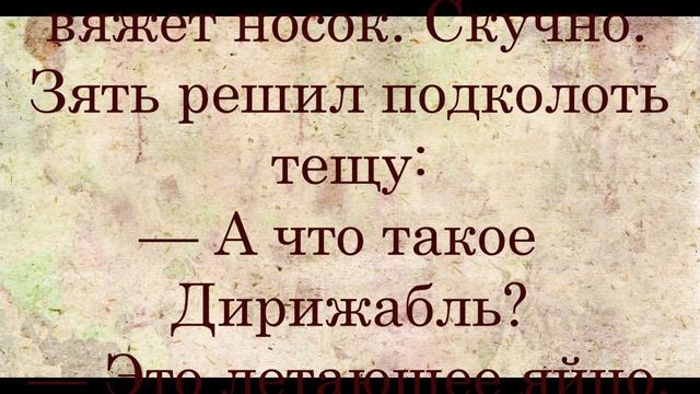 Анекдоты про тещу и зятя # 13. Только самое смешное! смотреть онлайн