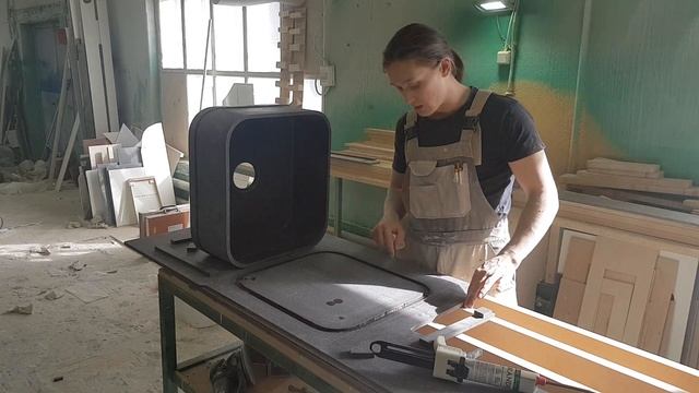 Мойка из искусственного камня(акрил) / Как выставить, сделать обнижение и вклеить. смотреть онлайн