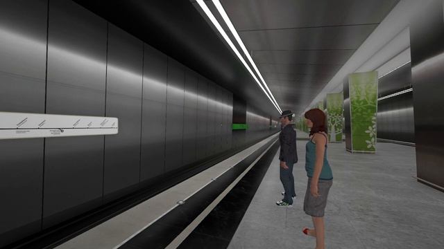 Metro Simulator стою в метро ,как пассажир смотреть онлайн