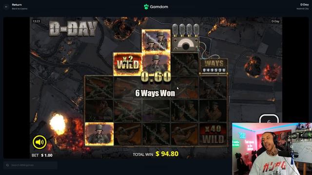 100x Wild Pays INSANE On The NEW D-DAY Slot from No Limit City (Mystery Buys) смотреть онлайн