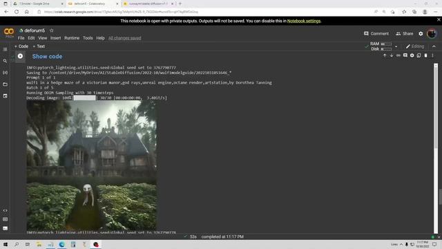 Stable Diffusion Werewolf Model for Deforum notebook or Auto 1111 смотреть онлайн