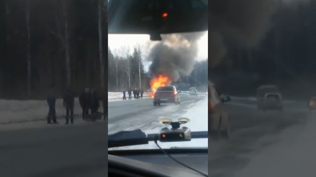 Сгорел УАЗ 20160318 смотреть онлайн
