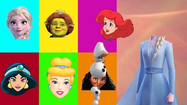 Disney Wrong Heads Compilation | Cinderella, Elsa Frozen Olaf, Moana, Ariel, Princess Jasmine, Fion смотреть онлайн