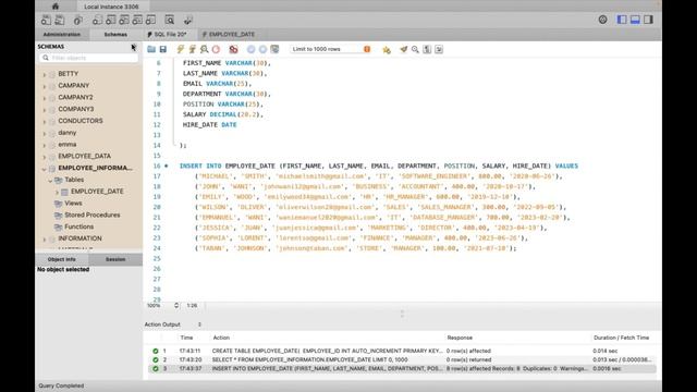 How to Create STORED PROCEDURES, VIEW in Mysql Workbench for Beginners смотреть онлайн
