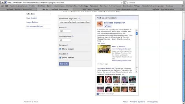 Как установить Facebook like box на сайт смотреть онлайн