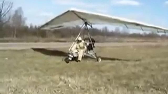 Moto Delta Plane ULM Crash. Усвяты.