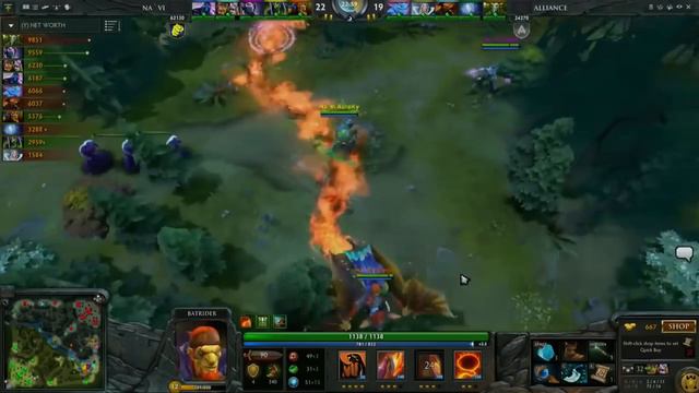 NAVI Vs Alliance-лучшая игра за всю историю доты.